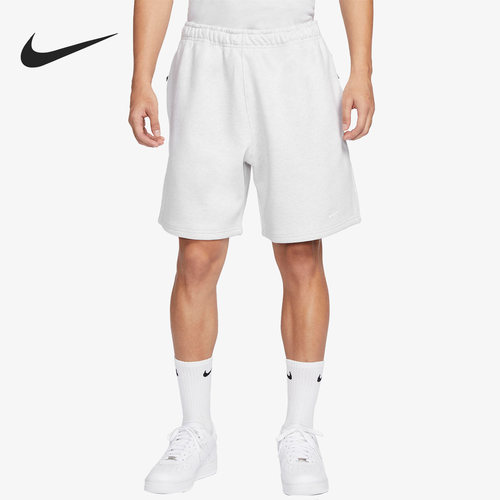 Nike/耐克正品SoloSwoosh男子针织松紧腰运动短裤DV3056-051