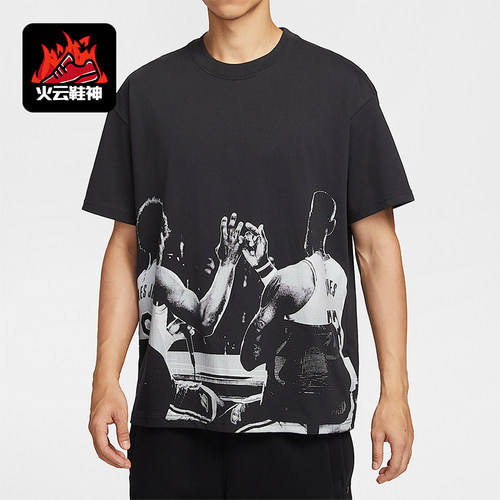 Nike/耐克正品LeBron男士透气篮球图案比赛运动短袖IH8541-045