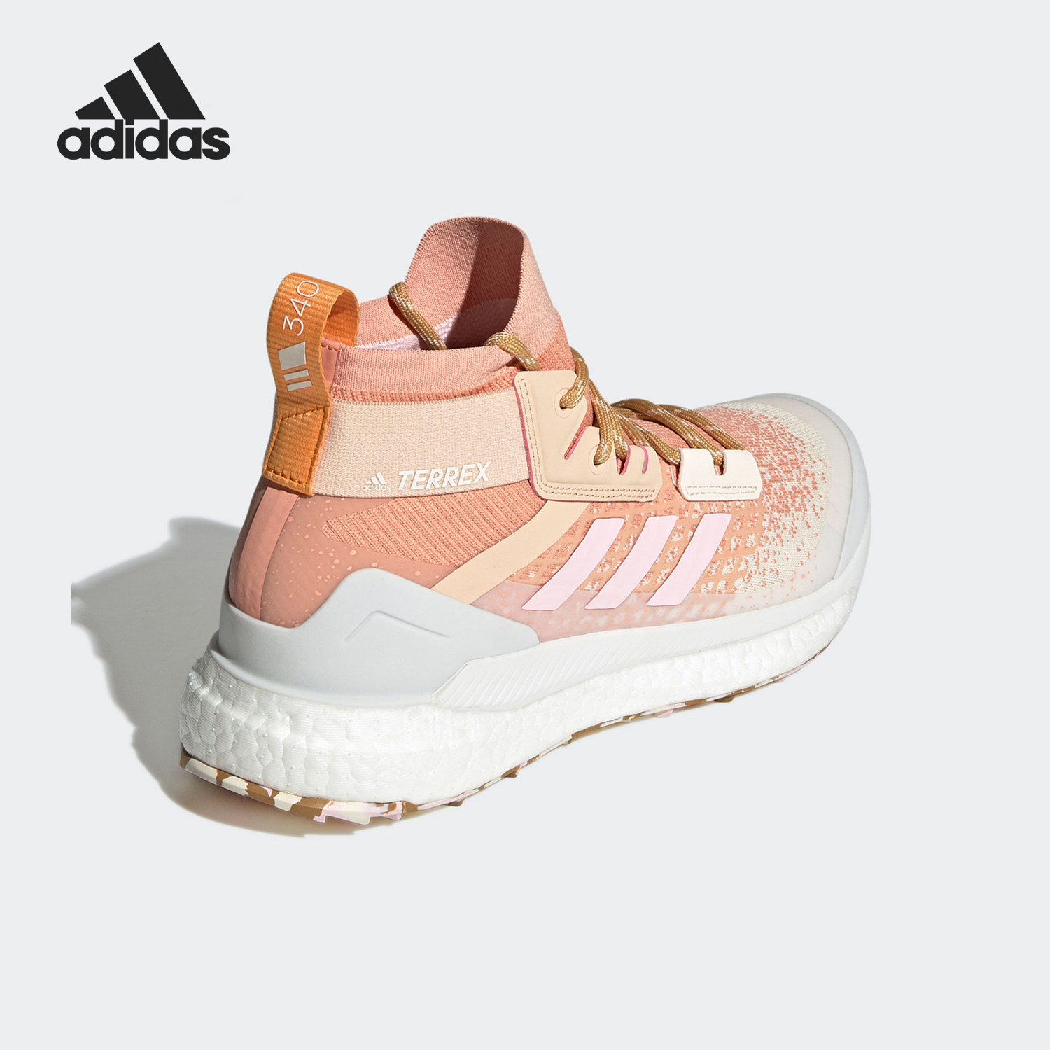 Adidas/阿迪达斯正品运动女士时尚透气系带户外登山鞋FZ3129