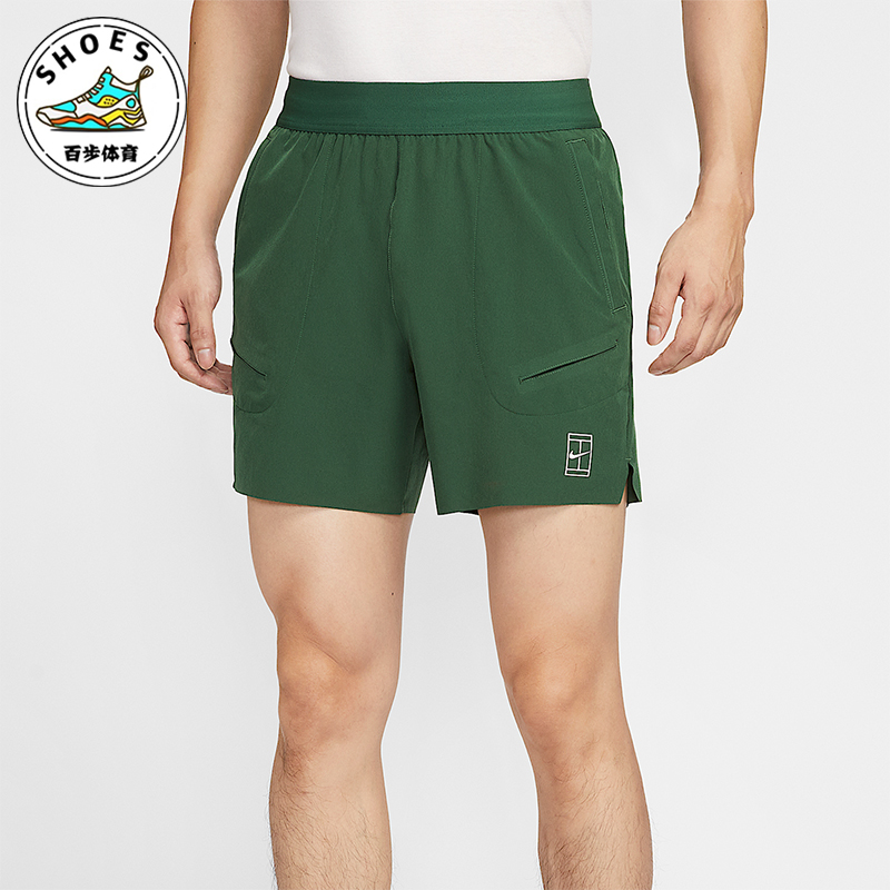 Nike/耐克正品Dri-FIT男士轻盈网球运动训练透气短裤FZ6914-323
