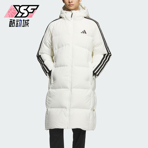 Adidas/阿迪达斯正品2025秋季款男士日常保暖长款羽绒服KC2497