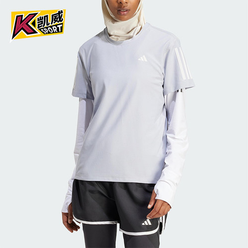 Adidas/阿迪达斯正品夏季新款女士经典瑜伽健身训练短袖T恤IP2041