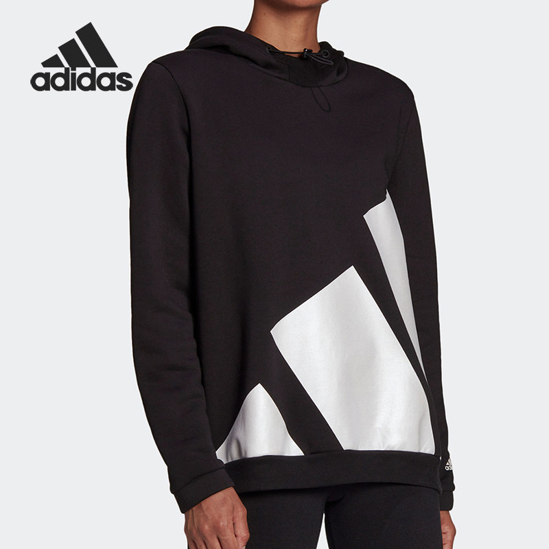Adidas/阿迪达斯正品冬季女子运动休闲加绒连帽卫衣HI1204