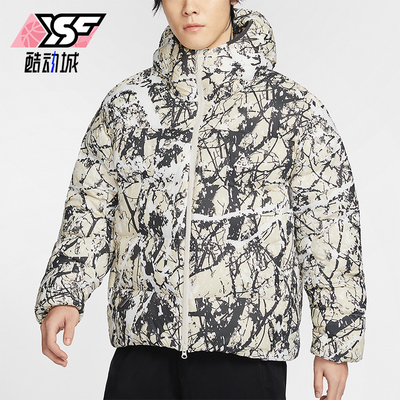 耐克男士潮流保暖棉服外套