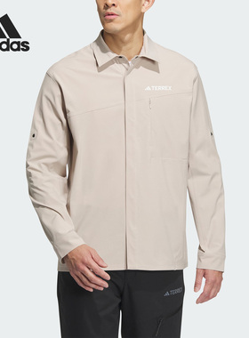 Adidas/阿迪达斯正品SLEEVESHIRT男子户外运动翻领夹克IL8943