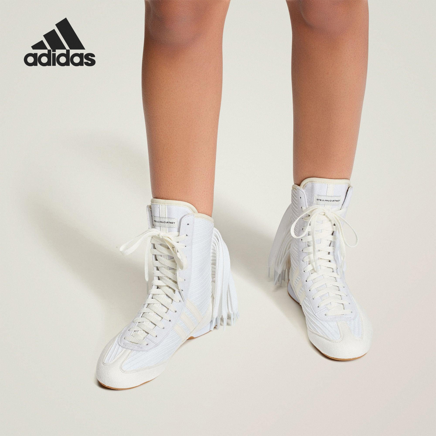 Adidas/阿迪达斯正品Stella McCartney女士运动高帮赛车鞋JQ9372