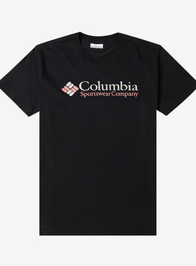 Columbia/哥伦比亚正品新款男士复古跑步运动短袖JE1586027
