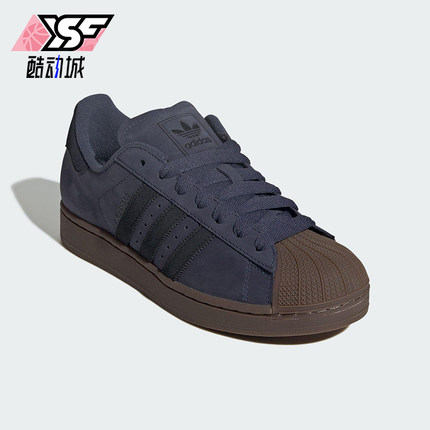 Adidas/阿迪达斯正品三叶草男女系带贝壳头耐磨低帮板鞋JQ3226