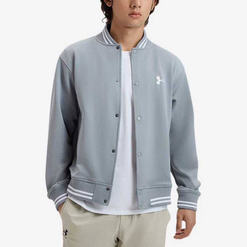 UA/安德玛正品KNIT BOMBER男女棒球服休闲运动夹克1389368-035