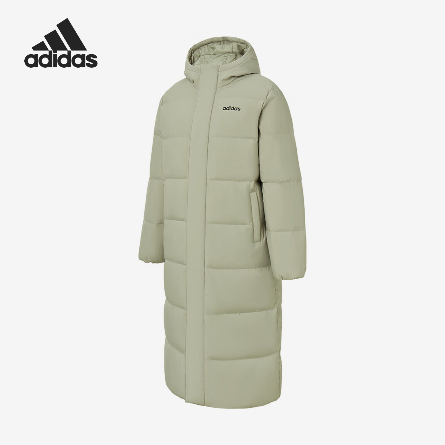 Adidas/阿迪达斯正品2024新款男女保暖时尚拉链羽绒服JW1690