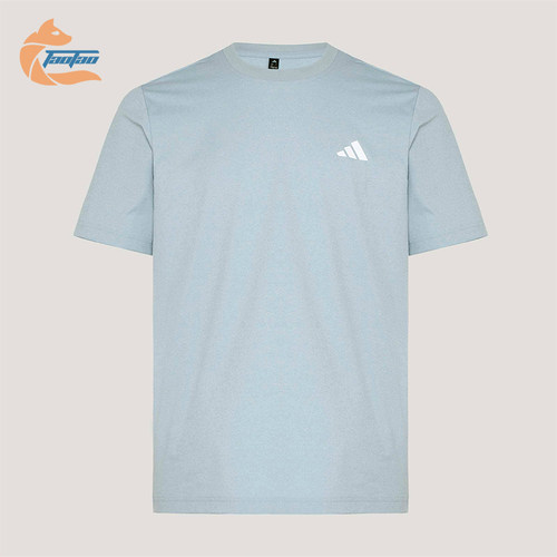 Adidas/阿迪达斯正品S SMALL LOGO T男女经典透气通勤T恤KU6402