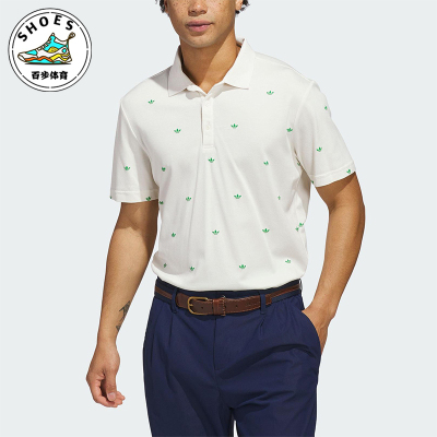 Adidas/阿迪达斯正品F NOVELTY POLO男士满印高尔夫POLO衫JX9264