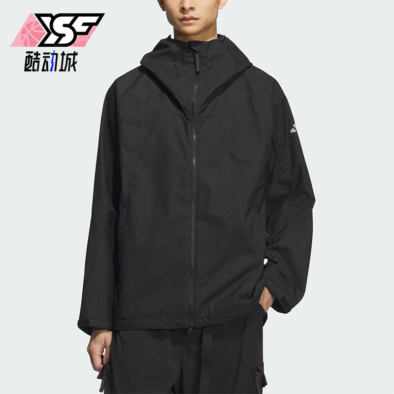 Adidas/阿迪达斯正品CITY ESCAPE男士休闲宽松连帽日常外套JZ8758
