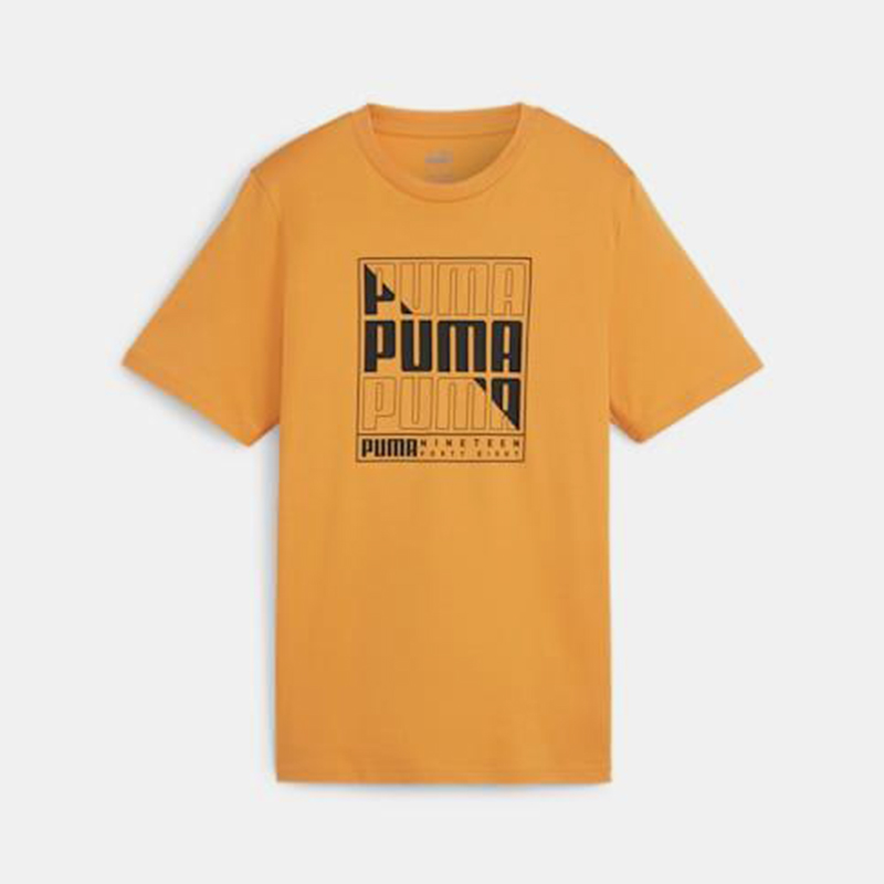 Puma/彪马正品2025夏季款男士运动透气针织套头圆领短袖680172-91