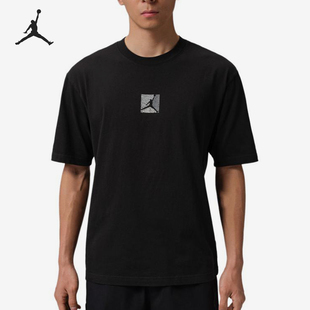 Nike/耐克正品JORDANFlight新款男黑色亲肤经典短袖T恤IF3065-010