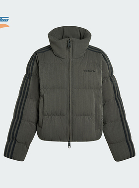 Adidas/阿迪达斯正品ESS HERR PUFF女士保暖复古休闲羽绒服KG4910