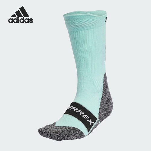 Adidas阿迪达斯正品NATIONAL GEOGRAPHIC男女字母中筒袜HY4342