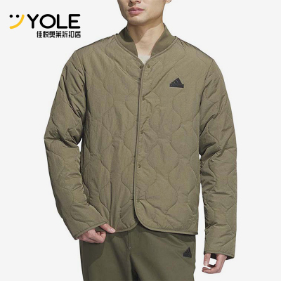 阿迪达斯男士保暖运动休闲棉服