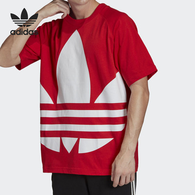 三叶草男子休闲短袖t恤