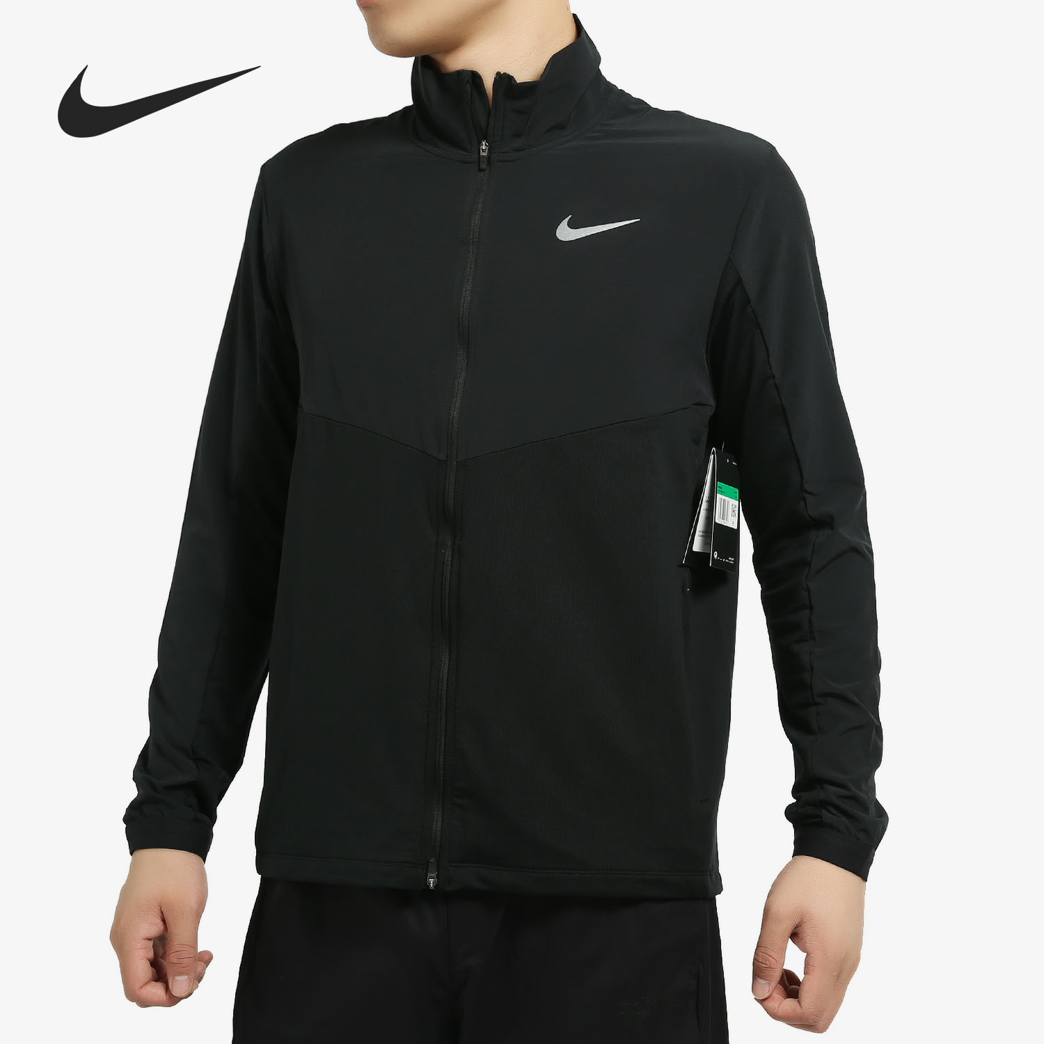 Nike/耐克正品男子立领防风时尚跑步训练运动夹克外套 CD4788