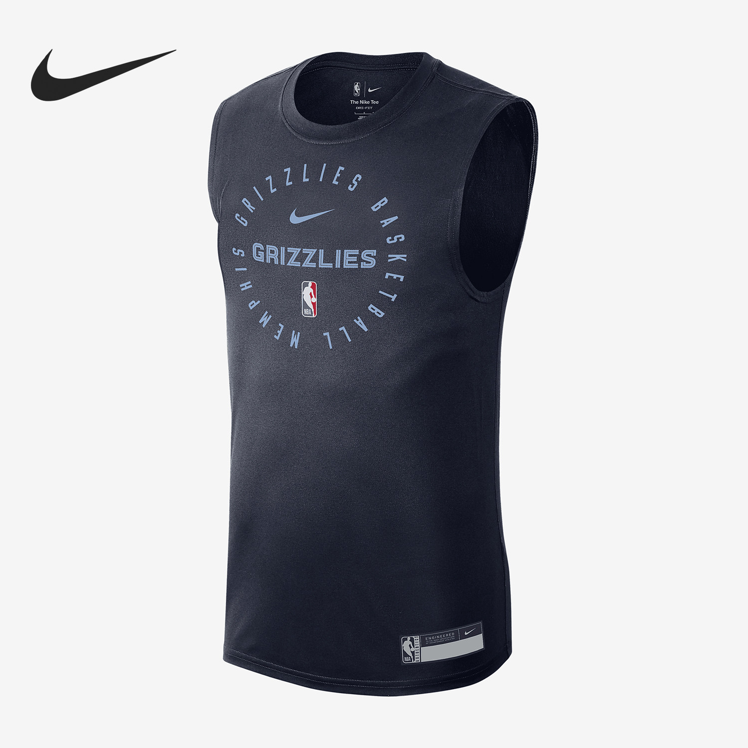 Nike/耐克正品Dri-FIT NBA男士训练印花无袖背心HF1875-419
