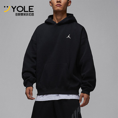 Nike/耐克正品JORDAN男士休闲连帽套头刺绣运动卫衣IB7236-010