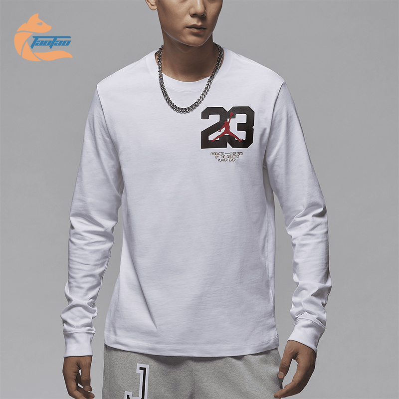 耐克男士运动印花宽松休闲长袖