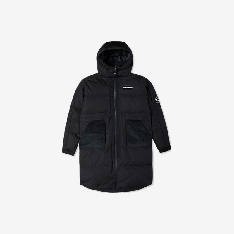 Converse/匡威正品冬季新款女子保暖运动连帽羽绒服10023725-A03