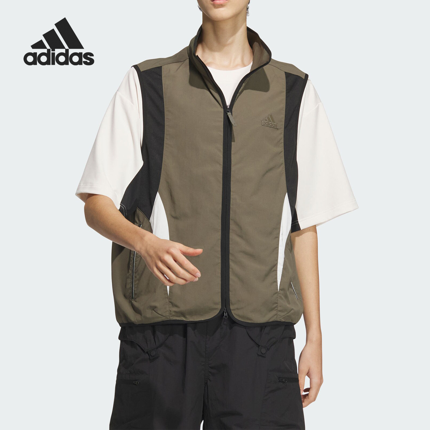 Adidas/阿迪达斯正品FUSTL WV VEST男士运动训练单马甲JI9887