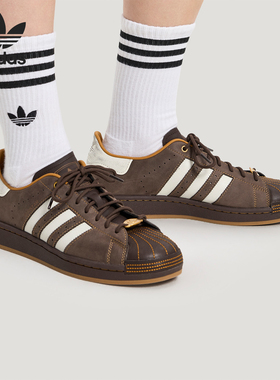 Adidas/阿迪达斯正品三叶草男女运动经典潮流系带透气板鞋HP7108