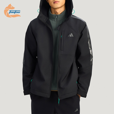 Adidas/阿迪达斯正品2025男士多口袋抓绒保暖户外运动外套KR2496