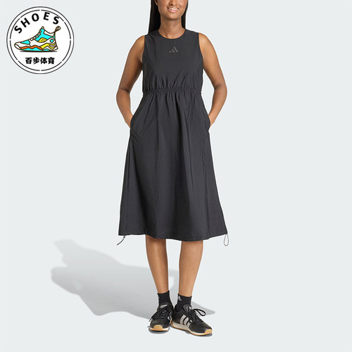 Adidas/阿迪达斯正品CITY TECH DRESS 女士经典无袖连衣裙JZ6953