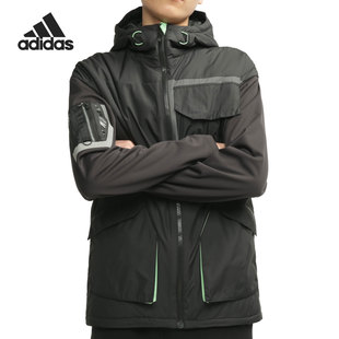 休闲户外连帽夹克 男装 URBAN PAD GV3518 Adidas JKT 阿迪达斯正品