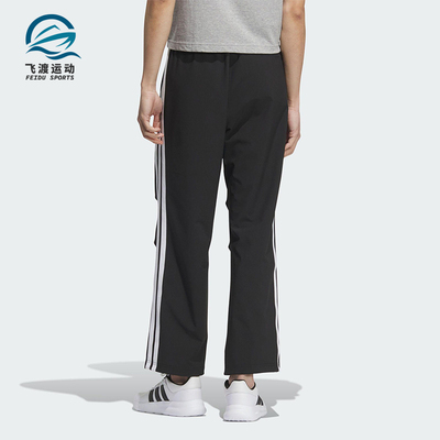 Adidas/阿迪达斯正品2025春季款男士梭织经典运动直筒长裤KC3906