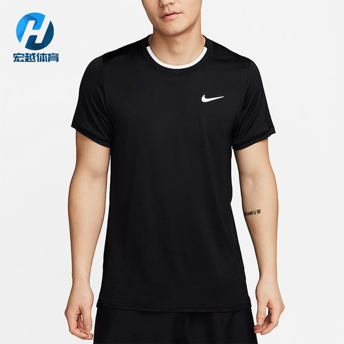 Nike/耐克正品Court Advantage男士休闲圆领运动短袖FD5321-011