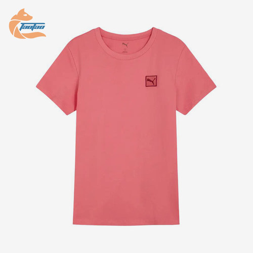 Puma/彪马正品ESS ELEVATED女士亲肤刺绣运动短袖T恤690642-22