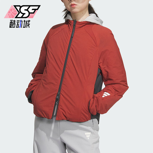 Adidas/阿迪达斯正品FUSTL W P JKT女士双面穿保暖棉服JM4247