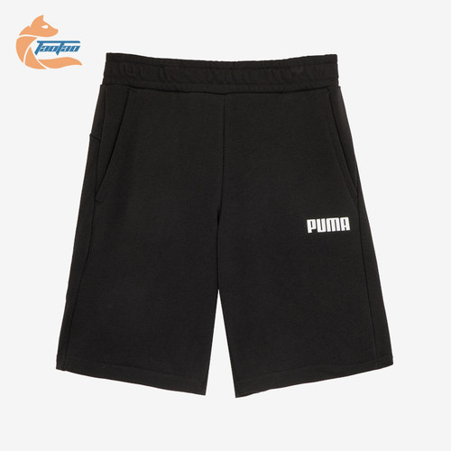 Puma/彪马正品男士透气舒适运动松紧印花休闲短裤848739-01