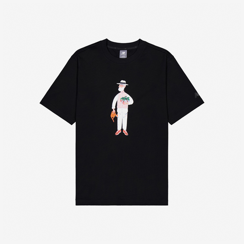 New Balance/NB正品夏季新款男女经典休闲透气短袖T恤NEE28083-BK