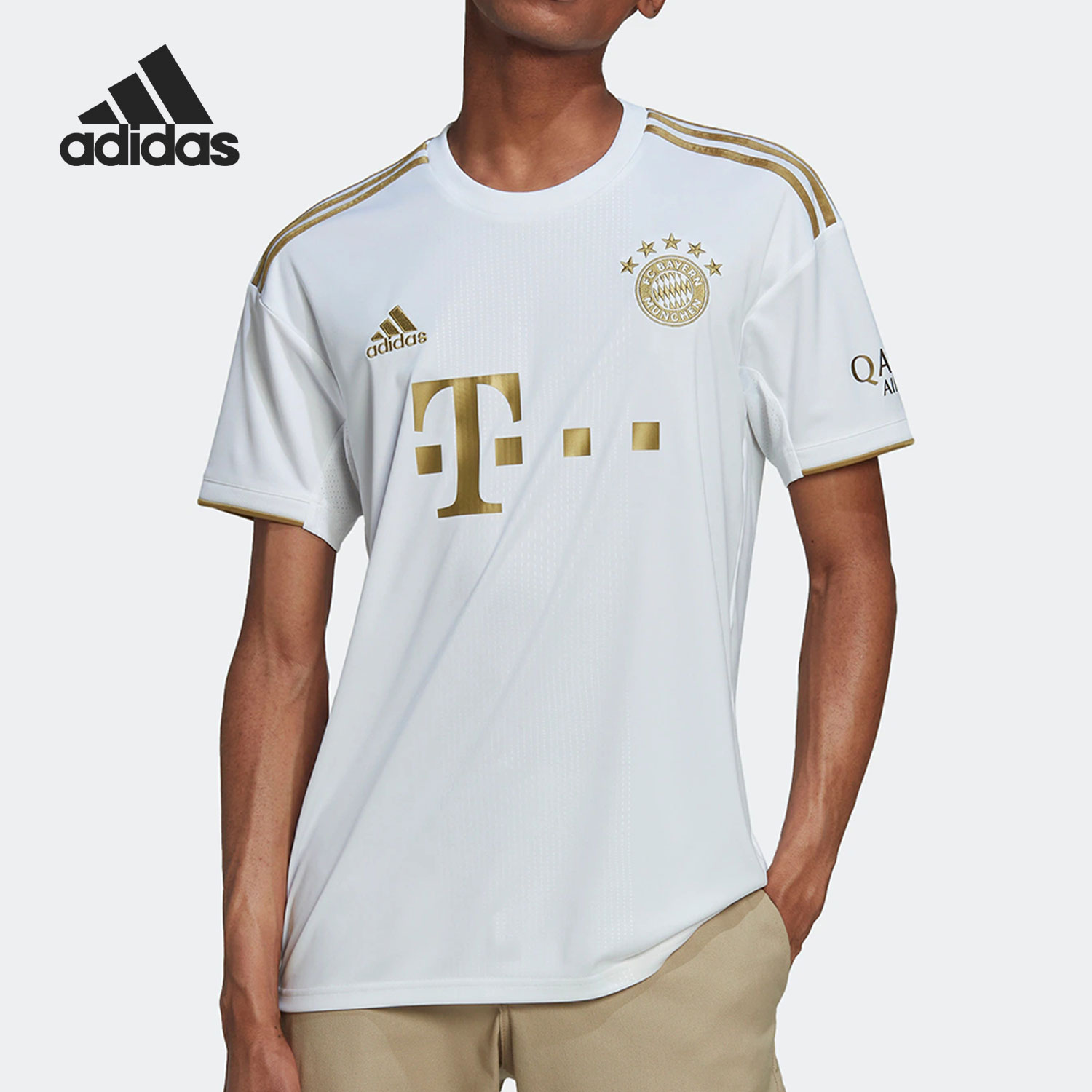 Adidas/阿迪达斯正品拜仁慕尼黑球迷版男子足球球衣 HI3886