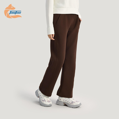 Adidas/阿迪达斯正品2025冬季款女士日常针织直筒运动长裤KH2686