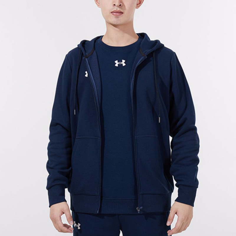 UA/安德玛正品运动男士复古针织宽松透气休闲外套21600305-408,运动服/休闲服装,运动茄克/外套,淘宝优惠券,粉丝福利购,淘宝优惠卷