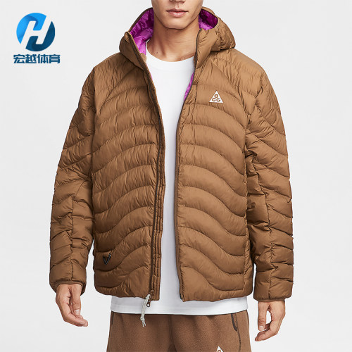 Nike/耐克正品2025冬季款男士日常连帽保暖刺绣棉服HJ3736-235