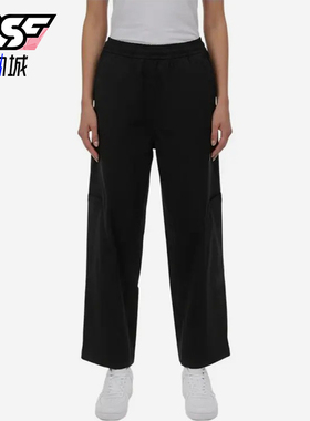 Adidas/阿迪达斯正品新款女黑色自在简约经典直筒休闲长裤KS0081