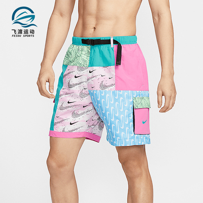 Nike/耐克正品Swim Voyage男士经典舒适旅行多色短裤FZ7373-343