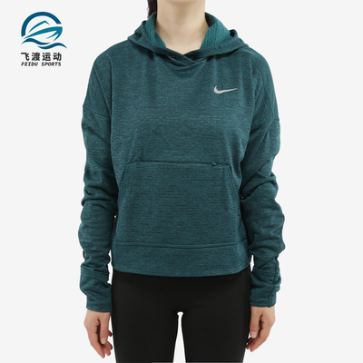 Nike/耐克正品Therma Element女士复古连帽套头卫衣CJ0584-347