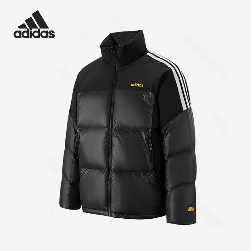Adidas/阿迪达斯正品2026男士休闲保暖舒适立领运动羽绒服KB5637