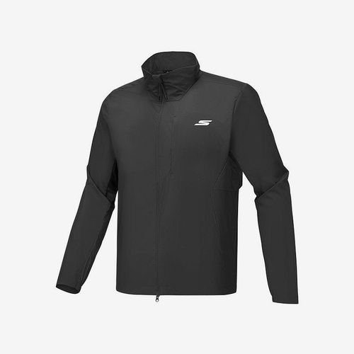 Skechers/斯凯奇正品春秋款男士印花拉链梭织外套P225M001-0018