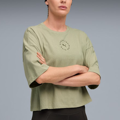 Puma/彪马正品HYROX女士舒适短款运动透气经典短袖T恤527639-82