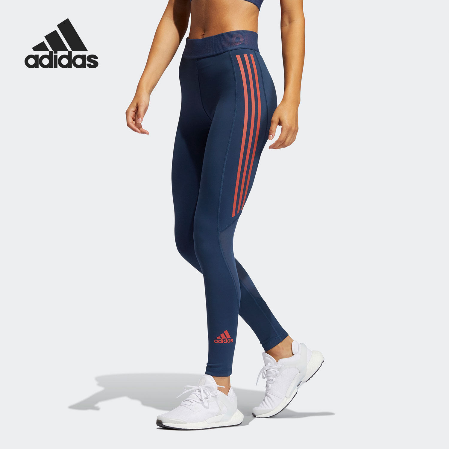 Adidas/阿迪达斯正品女子中腰弹力健身训练运动紧身裤 GM2850,运动服/休闲服装,运动长裤,淘宝优惠券,粉丝福利购,淘宝优惠卷